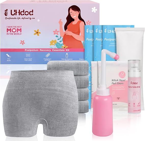 UHdod Postpartum Recovery Essentials Kit for New Mom Labor Delivery