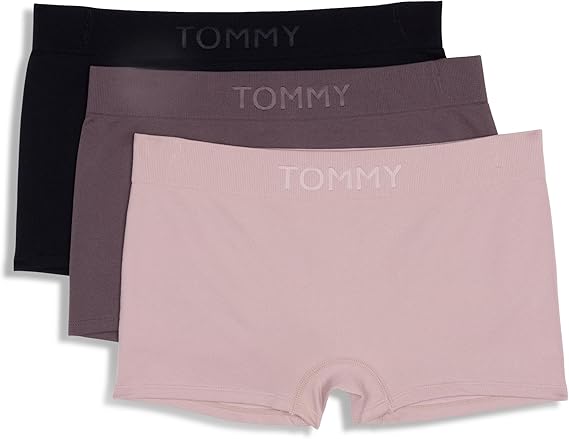 Tommy Hilfiger Women's Seamless Boyshort Underwear 3-pack