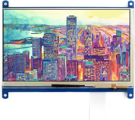 TUOPUONE 7inch Capacitive Touch TFT LCD (F) 1024x600 Resolution with Stand-Alone Touch Controller RGB Interface
