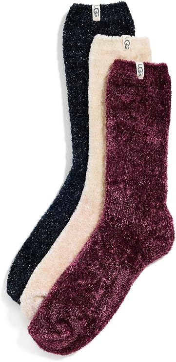 UGG Women's Leda Sparkle Sock 3 Pack