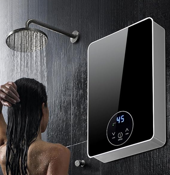 Electric Instant Hot Water Heater Shower Electric Tankless Shower Hot Water Faucet Kitchen Bathroom Instantaneous Water Heater Tap