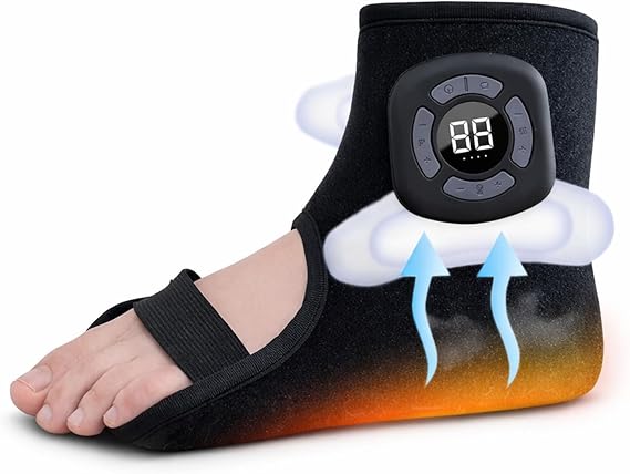 MZU Foot 3 Renew Massager Modes with Heat Portable Adjustable 360 Vibration Relaxation Type C Charging Ultimate Comfort Triple Method Heated Foots Massager