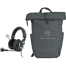 Audiosavings ATH-M50XSTS-USB Bundle: StreamSet Headset and Mic Plug-and-Play USB-C, Free RPAK Charcoal Backpack Padded Laptop Pocket, 2 Items