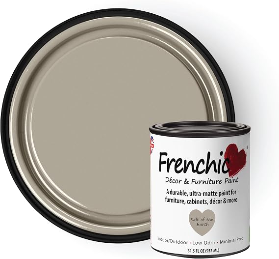 Frenchic Ultra Matte No-Prep Chalk Furniture Paint, Salt Of The Earth