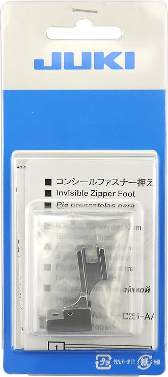 JUKI High Shank Invisible Zipper Foot, Fits Juki,Janome,Pfaff,Viking Sewing Machine ;Juki #A9841D25AA0