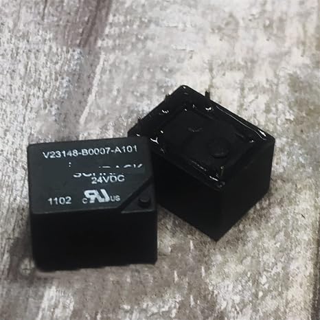 MOBYAT Relay V23148-B0007-A101 24VDC V23148 B0007 A101 24V V23148B0007A101 LZL-24H LZL24H DIP5 Magnetic Protection 24V Relay 1Pcs