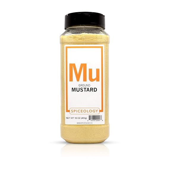 Spiceology - Ground Yellow Mustard Seed - Yellow Mustard Powder (Flour) - 16 ounces