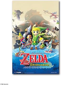 Pyramid America Zelda Poster - The Legend of Zelda - Windwaker - Video Games Home Decor, Ideal as Game Room Accessories and Decor - (11 x 17 Inch) - Posters & Prints, Art Games