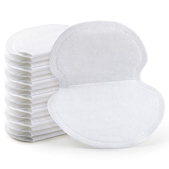 Underarm Sweat Pads - OTTOLIVES PREMIUM QUALITY Fight Hyperhidrosis [100 PCS] for Men and Women Comfortable, Non Visible, Extra Adhesive, Disposable Dress Guards/Shields, Non Sweat Armpit Protection