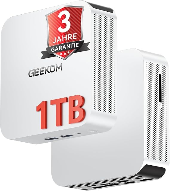 GEEKOM Mini PC A5 Pro 2026 Ryzen 5 7530U 1TB SSD & 16GB RAM Upgradable