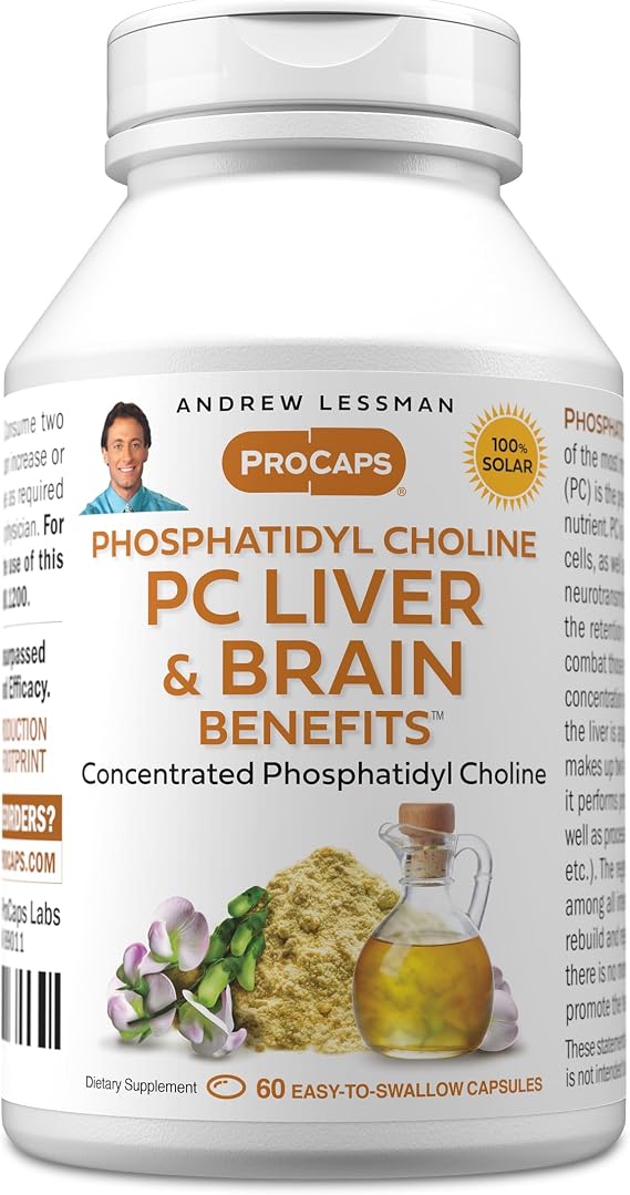 Andrew Lessman ProCaps PC Liver & Brain Benefits 60 Softgels