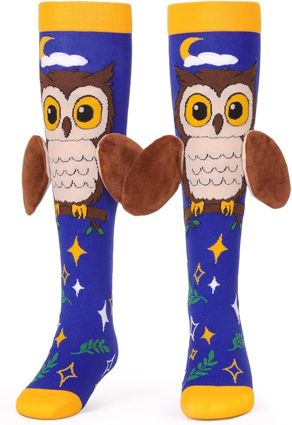 Crazy Socks for Kids Funny Silly Knee High Animal Socks