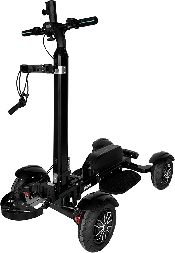Electric Golf Scooter, Electric Golf Push Cart & Foldable Golf Cart with Seat and Umbrella 2400W Dual Motor, 48V 20Ah Battery, Compact & Stylish for Effortless Golf Course Mobility