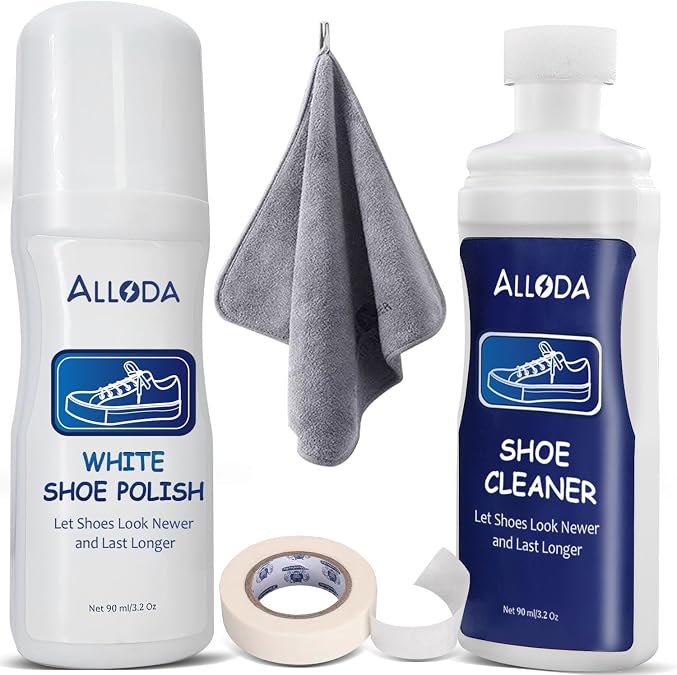 Shoe Cleaner & Whitener, Sneaker Cleaner, Shoe Cleaning Kit, One Stop Kit (Upgraded)