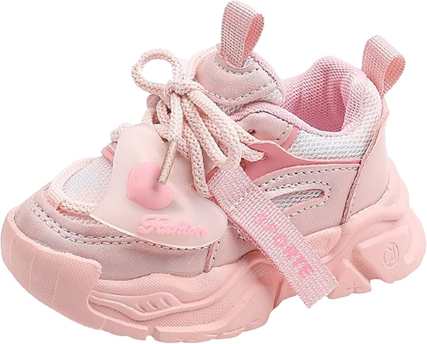 IWIHMIV Running Shoes for Girls Kids Sneakers for Boys Toddler Breathable Athletic Tennis Shoes Lightweight Comfy Walking Shoes