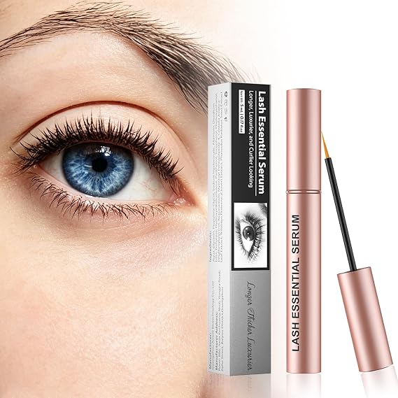 Eyelash Growth Serum for Longer & Fuller, Natural Extracts Lash Serum, 5ml