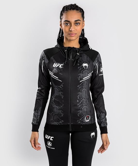 Venum womens Ufc Adrenaline By Venum Authentic Fight Night Women's Walkout Hoodie