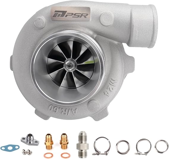 Pulsar Turbo PSR3076 Compact Stainless Steel Dual Vband 0.82A/R | Dual Ball Bearing Billet Compressor Wheel Turbocharger