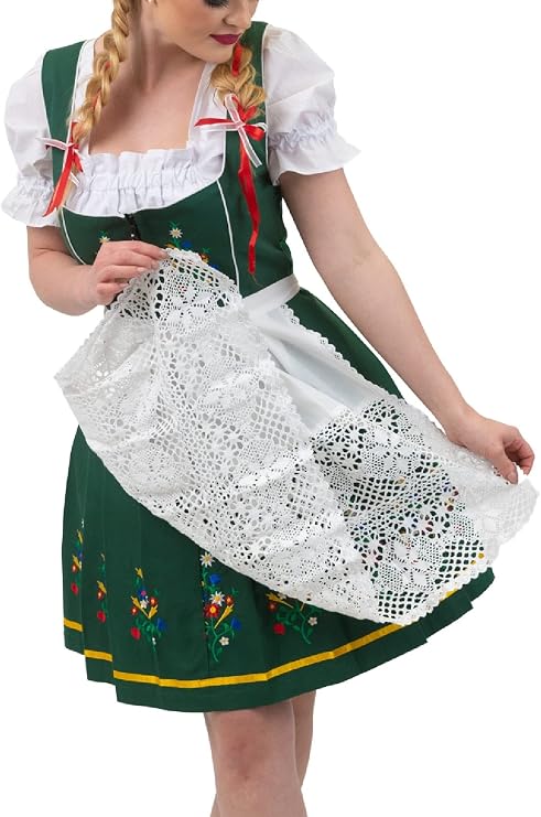 Dirndl Trachten Haus Short Green Dirndl Dress For Oktoberfest