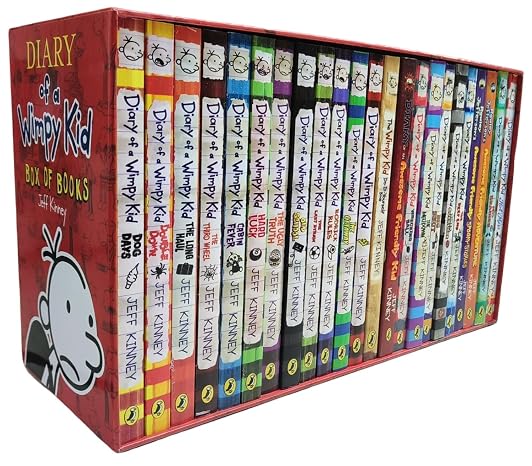 Diary of a Wimpy Kid: The Ultimate Collection Box Set Books 123 by Jeff Kinney | Complete Paperback Series with Collectors Box | Perfect Gift for Kids & Teens