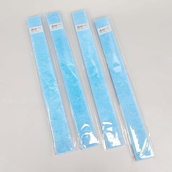 4Pack Replacement Filter Compatible with Mitsubishi Electric MAC-2310FT-E MSYGE24NA, MSYGL24, MSZFE18, MSZGE24 MSZGL24 No Frames