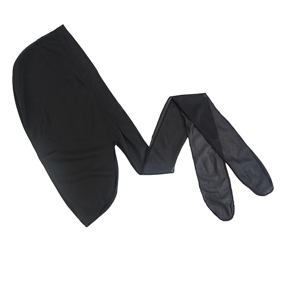 WAV ENFORCER Premium Do-Rag Black | Breathable Comfort, Made with high quality materials