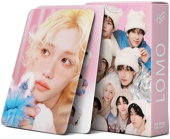 K-Pop Photocard Set 55PCS LOMO Cards Idol Inspired Collectible Photo Cards for Fans, Premium HD Printed Cards for Binder Collection, Room Decor & Fan Gifts