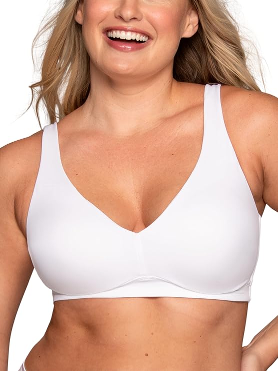 Vanity Fair Women's Beauty Back Smoothing Wireless Bra with Lift, Simple Sizing Available S-3xl