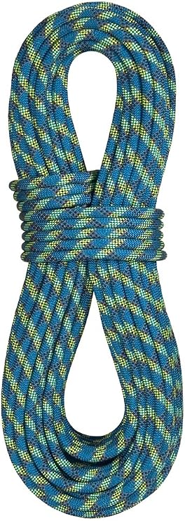BlueWater Ropes 10.5mm Accelerator Double Dry Dynamic Single Rope Blue/Black 60M