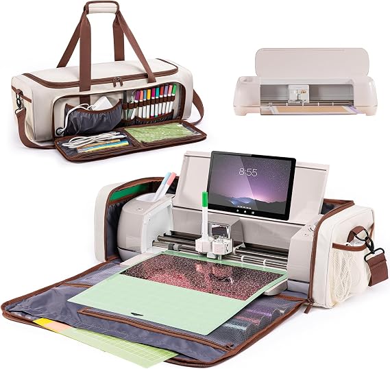 IMAGINING Carrying Case Bag for Circut Maker 4, Maker 3, Explore 4, Explore 3, Explore Air 2, Large Opening Storage for Circut Accessories and Suppliers