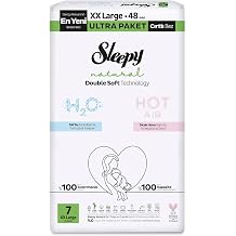 Sleepy Natural Double Soft Ultra Paket Bebek Bezi 7 Numara Xxlarge 48 Adet