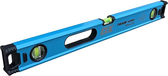 OX 2 Foot Level Box Beam - Aluminum 24 Inch Level for Construction | 0.0005 in/in accuracy, 2ft level for construction - lightweight 1.2 lb design - 2 ft level tool - nivel de 2 pies