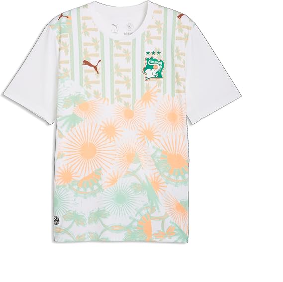 Puma Men's Kenya Ivory Coast Away Jersey Replica