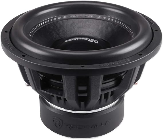 Rockville Destroyer 15D2 15" Dual 2-Ohm Competition Car Audio Subwoofer