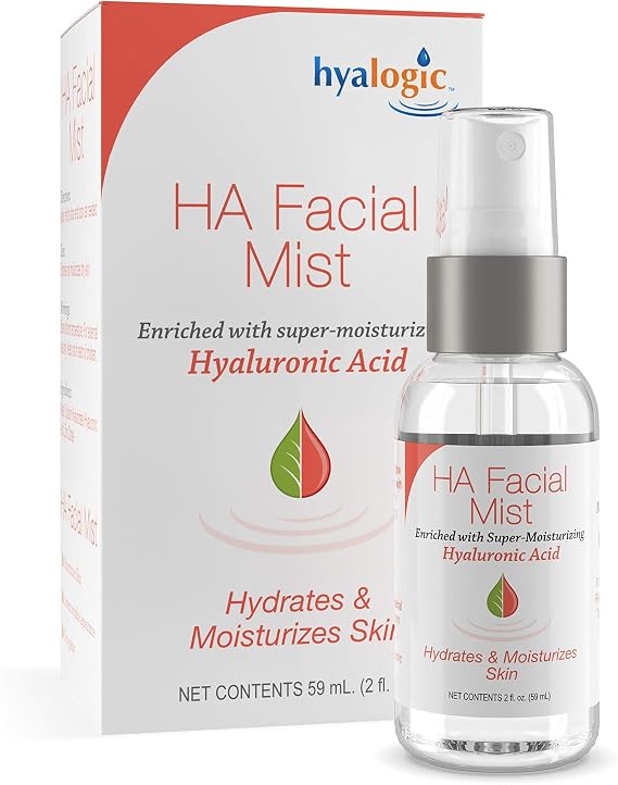 Episilk HA Facial Mist Hydrating Hyaluronic Acid Spray for Skin Moisture, Helps with Wrinkle Reduction & Refreshing Non-Greasy Face Mist 2 Ounce