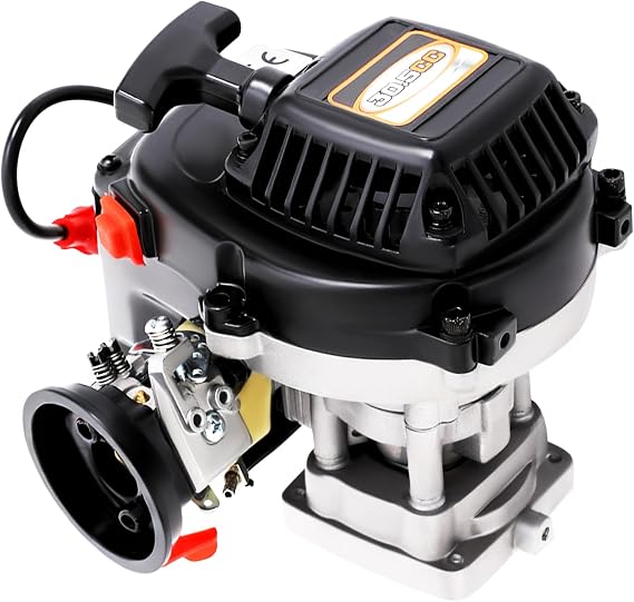 30.5cc Gasoline Engine 2-Stroke 4-Bolt Gas RC Engine for HPI Baja 5b 5T King Motor LOSI FG GoPed Hand Pull Four-Point Fixed Engine RC Car Gasoline Engine