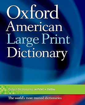 Oxford American Large Print Dictionary