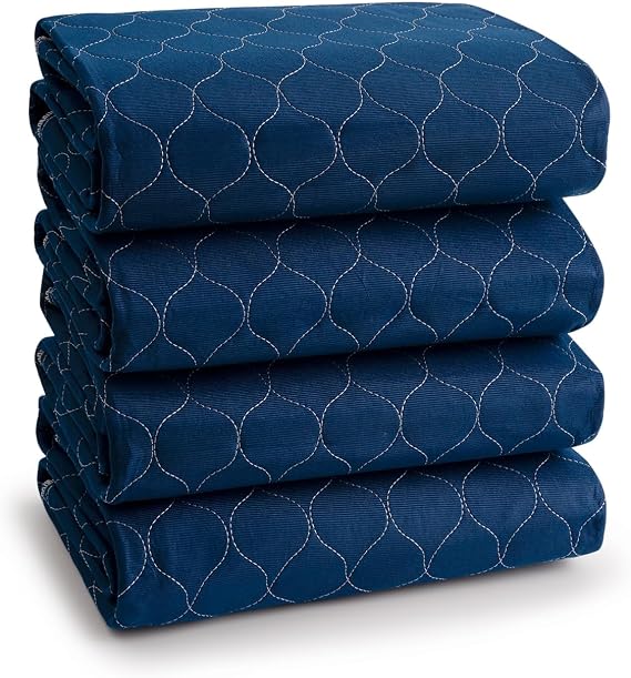 Hide Stains Washable Bed Pads for Adults, Waterproof Pads for Bed, Heavy Absorbency Incontinence Pads, Washable Underpads for Adults, Elderly, Kids, Pets, 24x36 Inch-4pack