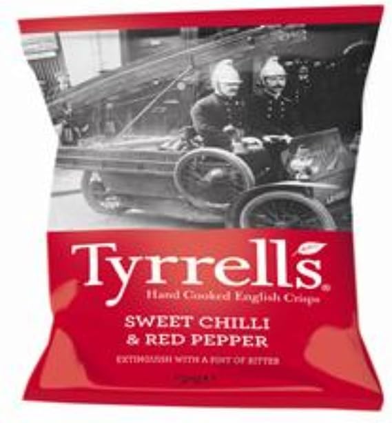 Tyrrell's Sweet Chilli & Red Pepper Potato Chips 150g