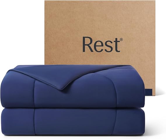 REST Evercool Cooling Comforter Blanket for Hot Sleepers, Full/Queen