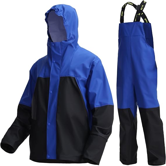 Men's Waterproof Workwear 3-Piece PU PRO Rain Suit