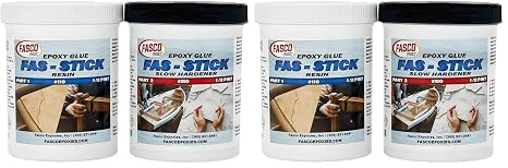 Fasco Epoxies 110 Epoxy Glue Pint Kit (Wood, Aluminum, Fiberglass) (Pack of 2)