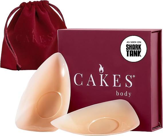 CAKES Body Sticky Triangle Nipple Covers for Women - The Viral Sticky Boobs With an Adhesive-free nip nookTM