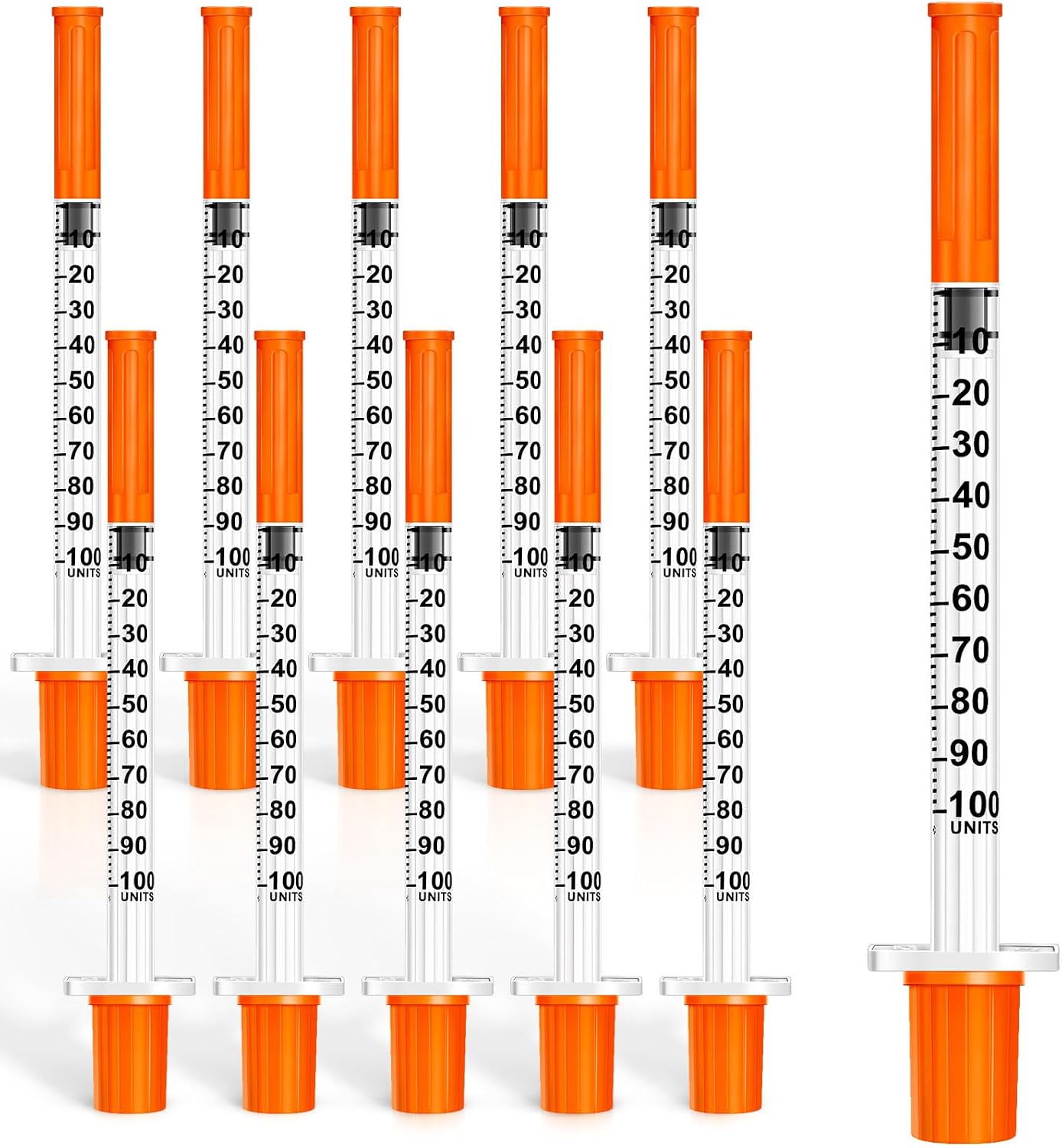 10 Pack 1ml 30G8mm Measuring Tools, Individually Sealed Packaging, Multipurpose Liquid Dispensing for Laboratory