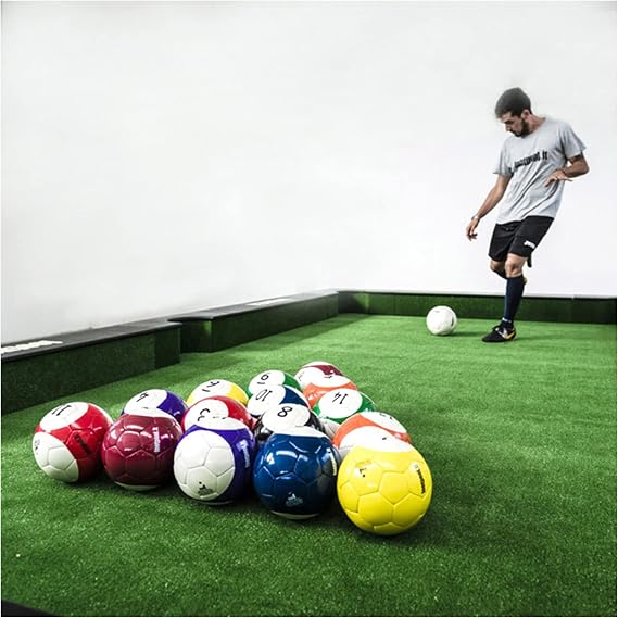 16 Pcs Billiard Snook Soccer Ball Football Full Set Gaint Snookball Snooker Street Game Sport Toy Poolball Inflatable Billiards Adult Outdoor Game Entertainment, Gift