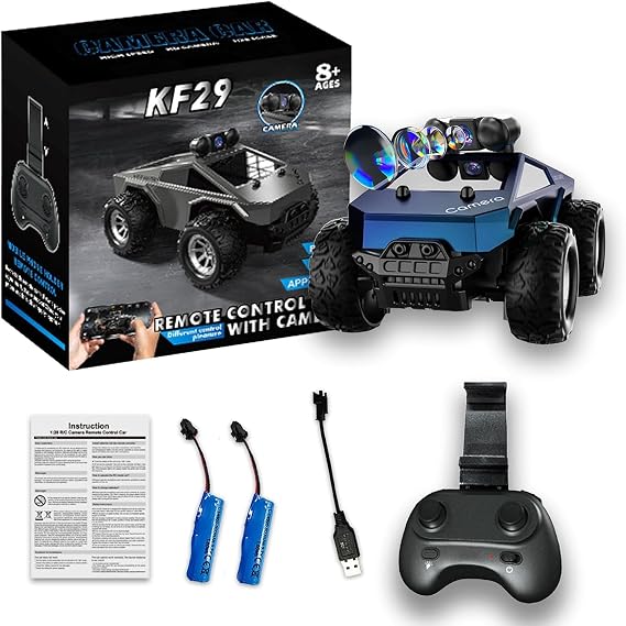 1:28 Scale FPV Monster Truck RC Cars, All-Terrain Off-Road RC Truck