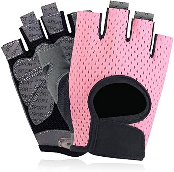 Training Gloves Breathable Non-Slip Silica Gel Grip Exercise Gloves for Men Women Weight Lifting Yoga Dumbbells Bodybuilding Sports