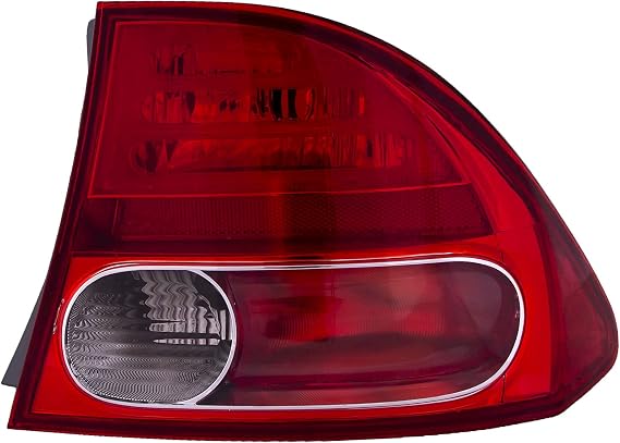 Tail Light Right Passenger Compatible With Honda Civic 06-08 Sedan/Hybrid