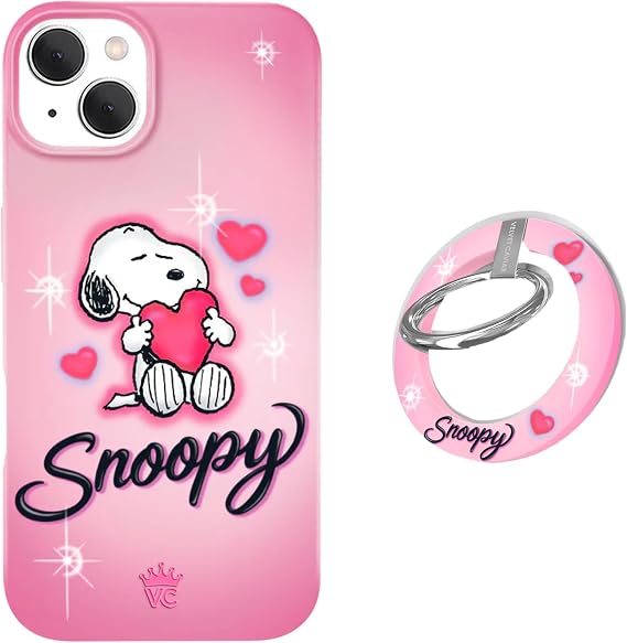 VELVET CAVIAR MagSafe Grip + iPhone 15 Case (Bundle - Snoopy Be Mine)