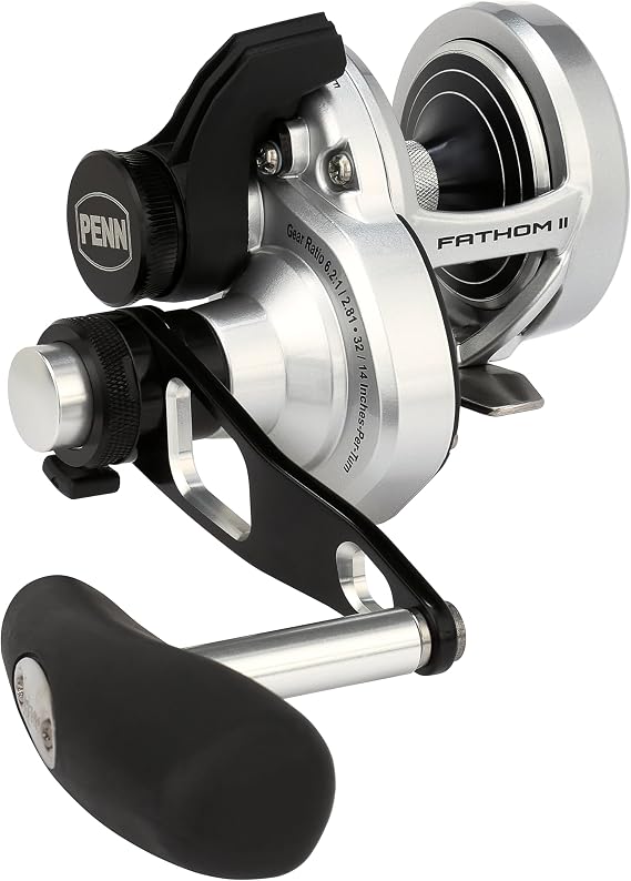 Penn Fathom II Lever Drag 2 Speed Conventional Fishing Reels
